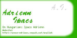 adrienn ipacs business card